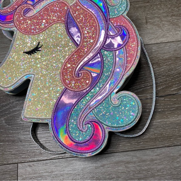 The Children’s Place NWOT Unicorn Purse Mini Backpack - Picture 10 of 16